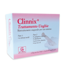 CLINNIX TRATTAMENTO UNGHIE 2 FLACONI 15 ML + 2 PENNELLI APPLICATORI