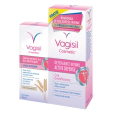 VAGISIL DUO DEFENSE CREMA INTIMA 2 IN 1 30 G + DETERGENTE INTIMO 250 ML OMAGGIO