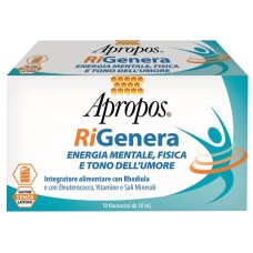 APROPOS RIGENERA ENERGIA FISICA E MENTALE 10 FLACONCINI 10 ML