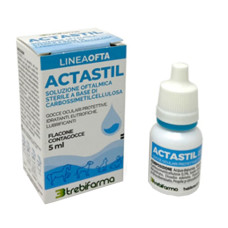 ACTASTIL SOLUZIONE OFTALMICA GOCCE OCULARI PROTETTIVE IDRATANTI EUTROFICHE LUBRIFICANTI 5 ML