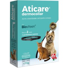 ATICARE DERMOCOLLAR CANI PICCOLI E GATTI CON PESO INFERIORE A 7 KG