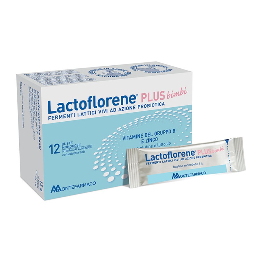 LACTOFLORENE PLUS BIMBI 12 BUSTINE