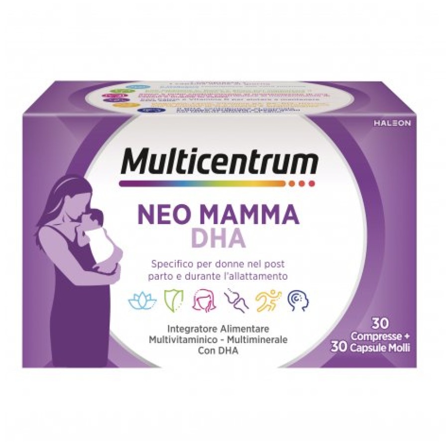 MULTICENTRUM NEO MAMMA DHA 30 COMPRESSE + 30 CAPSULE MOLLI